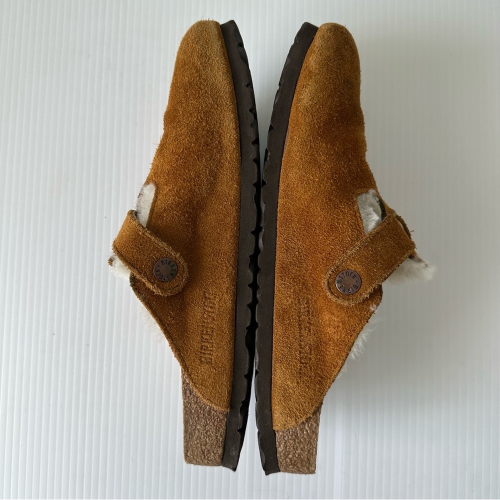 Birkenstock Boston Shearling Clogs Mink, 8-8.5 (39) - Picture 8 of 13
